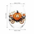 thumbnail image 6 of Halloween Drinking Glasses 13.5 Ounce 2D Spooky Themed Glass Cup, Halloween Party Supplies for Cocktails, Water, and Holiday Home Table Decor, Single Pack, 6 of 9