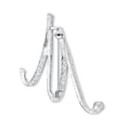 thumbnail image 2 of Bling Jewelry Womens Large Statement ABC Pave Crystal Monogram Brooch Pin Silver or Gold Plated, 2 of 6