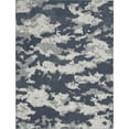 thumbnail image 3 of Nourison Textured Contemporary Area Rug, 7'10" x  9'10", Blue/Grey, 3 of 9