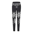 thumbnail image 4 of Outfmvch Snowflake Tights Christmas Pants Sweater Leggings for Women Warm Wide Leg Sweat Pants Thick Leggings for Women Fleece Lined Leggins Womens Cargo Pants Gray 4xl, 4 of 4