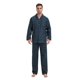 thumbnail image 1 of Apparonia Conjunto de Pijamas para Hombre Pijamas de Algodón con Cuello con Muescas para Hombre Ropa de Dormir de Manga Larga para Hombre con Bolsillos y Parte Delantera Fly Esmeralda Profunda L, 1 of 7