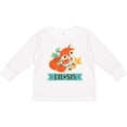 thumbnail image 3 of Inktastic Little Sister Woodland Fox Girls Girls Long Sleeve Toddler T-Shirt, 3 of 5