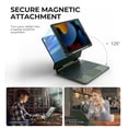thumbnail image 3 of Dexnor for iPad 9th Generation Case with Keyboard Floating Cantilever Magnetic Stand Multi-touch Trackpad Backlit Pencil Holder Magic Style Keyboard Case for iPad 9th/8th/7th Gen 10.2 inch, Green, 3 of 7