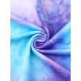thumbnail image 5 of INSPIRE CHIC Women's Pajama Sets 2 Piece Short Sleeve Top and Shorts Loungewear Sleepwear with Pockets XL Tie-dye Blue, 5 of 6
