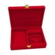 thumbnail image 1 of Caja de joyería de terciopelo de moda, bandeja, organizador de almacenamiento de joyas de viaje Tipo 4, 1 of 8