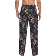 thumbnail image 3 of Daiia Snake Sleep Men's Sleep Pant with Pockets and Drawstring,Pajama Pants-Large, 3 of 9