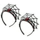 thumbnail image 5 of KAKOWELY 2 diademas de telaraña para Halloween, diadema para el pelo para fiesta de Halloween, 5 of 5