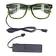thumbnail image 2 of Gafas LED De PVC Con Control De Sonido Que Iluminan Artículos De Fiesta Futuristas Para Niños Adultos, 2 of 7