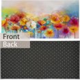 thumbnail image 5 of Welcome Abstract Floral Doormat Indoor Outdoor Patio Watercolor Flowers Door Mats Non-Slip Entrance Mat for Home,Outside Entry,Yard,Floor,Patio 17x30INCH, 5 of 6