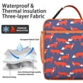 thumbnail image 2 of Foxy Insulated Lunch Bag Box Women Reusable Lunch Tote Bag Waterproof Lunch Box Containers Work Beach, 2 of 6