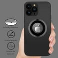 thumbnail image 4 of for iPhone 13 Pro Max Case Plating Magnetic [ Support for Magsafe ] Logo View Luxury Elegant Classic 2* Screen Protector Protective Phone Case (2021) 6.7" - Black, 4 of 6