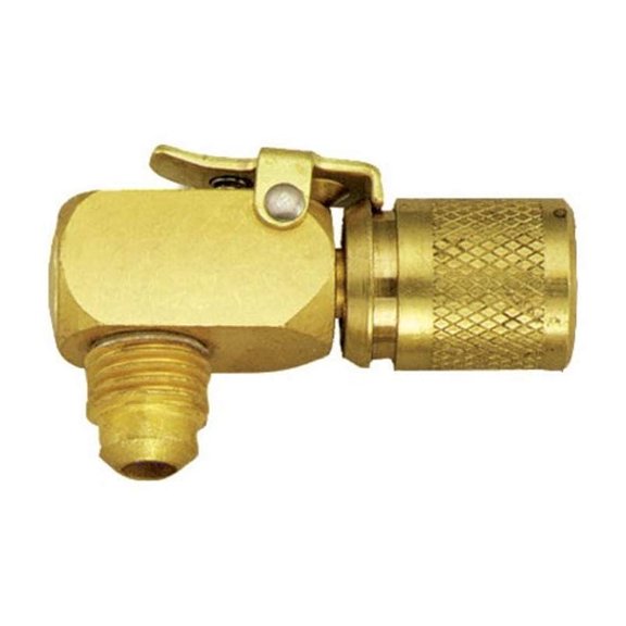 Imperial Tool 17C Kwik-Coupler Adapter 90 Degree Elbow Coupler 45 Degree Flare, 1/4" CA1