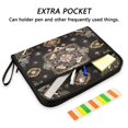 thumbnail image 2 of Accordion File Organizer with Zip Closure 13 Pockets Expanding File Folder Letter A4 Paper Document Organizer for Home Office Abstract Shapes Pattern, 2 of 7