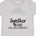 thumbnail image 4 of Inktastic Together, We Fight Lung Cancer Awareness Boys or Girls Toddler T-Shirt, 4 of 5