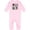AD-Pink, variant on Darcy Elizabeth Austen Book Stamps Baby Romper Coveralls