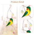thumbnail image 4 of Atrapasoles Lolitarcrafts con forma de colibrí de cristal tintado, 4 of 7