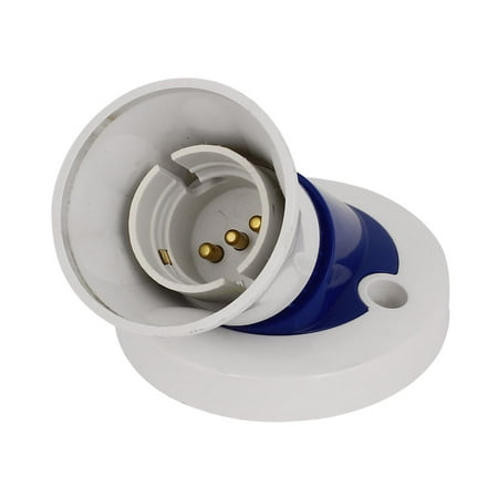 Plastic Housing Wall Mounted B22 Base Light Lamp Holder Socket AC 250V 4A - Walmart.com