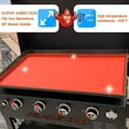 thumbnail image 4 of Silicone Mat for Blackstone Griddle Top, 100% Silicone Protective Mat Cover for Blackstone, Heavy Duty/Non Stick/Reusable Food-grade Silicone Grill Mat Protect Your Griddle from Dirt & Rust, 4 of 6