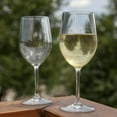 thumbnail image 2 of Lily's Home Unbreakable Chardonnay White Wine Glasses, Made of Shatterproof Tritan Plastic, For Indoor and Outdoor Use, Reusable and Dishwasher-Safe, Crystal Clear. 12 oz. Each, Set of 2, 2 of 2