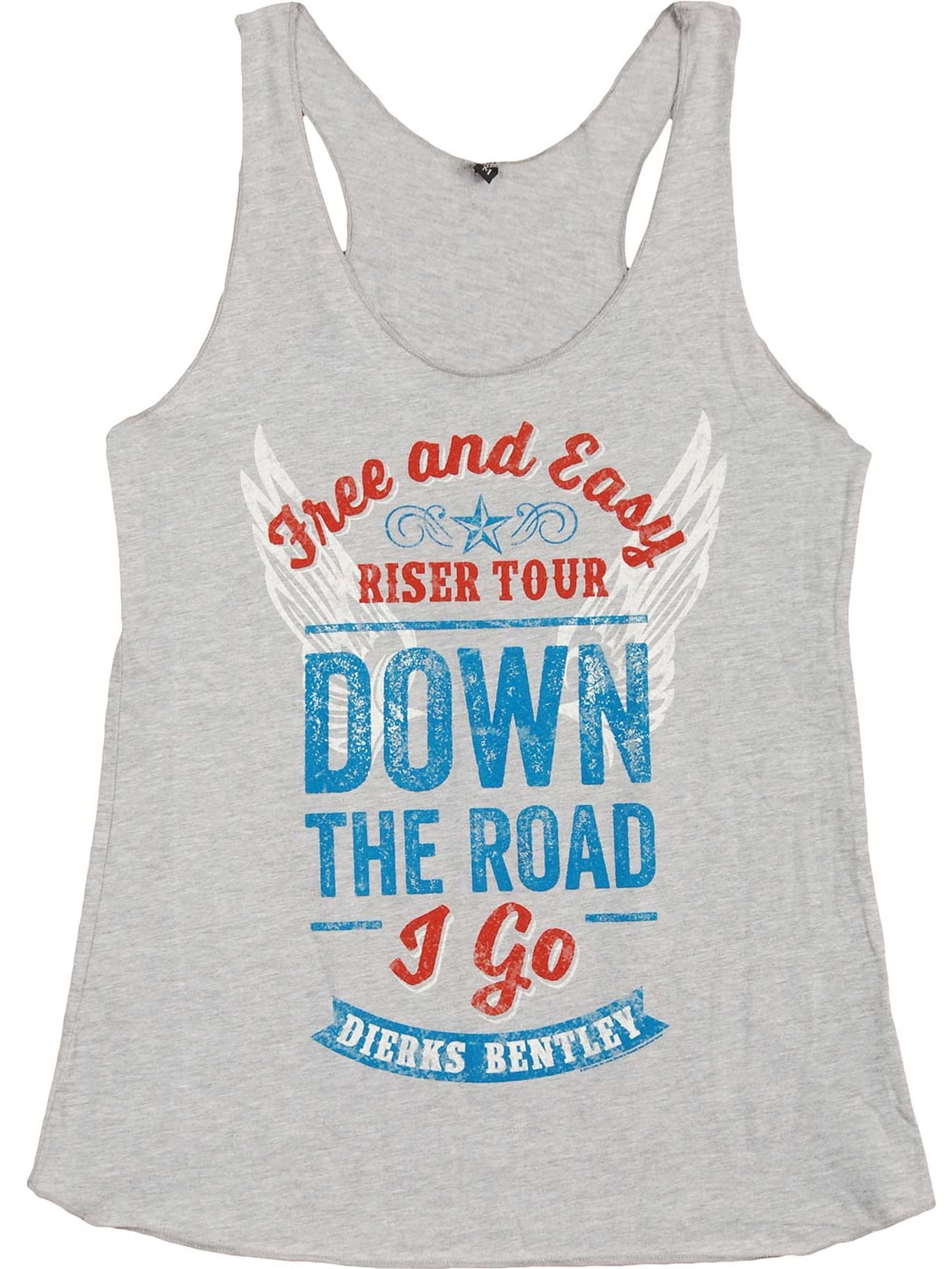 Dierks Bentley Dierks Bentley Women S Down The Road Womens Tank Grey Walmart Com Walmart Com