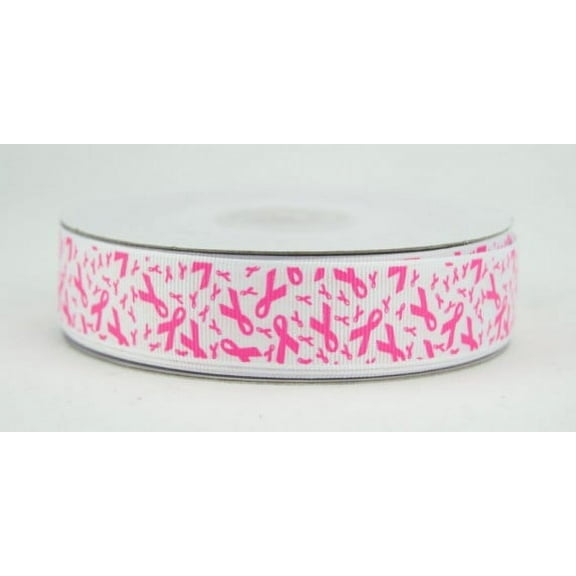 Ribbon Bazaar Grosgrain Breast Cancer Awareness Ribbon 1-1/2 inch Hot Pink 25 yards
