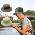 thumbnail image 7 of Fishing Hat Foldable Decorative Cotton Young Teens Wide Brim Safari Hiking Cap for Hiking, 7 of 7