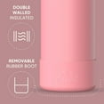 thumbnail image 5 of Hydrapeak 32oz Sport Insulated Water Bottle with Chug Lid, Leak & Spill Proof, Keeps Drinks Cold for 24 Hours, Hot for 12 Hours, Premium Stainless Steel Water Bottles (32oz, Neon Crush), 5 of 9