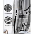 thumbnail image 3 of Torn Paper Blackout Curtains for Bedroom Living Room Darkening Curtains 96 Inches Long Vintage Abstract Collage Newspaper Art Window Curtain 2 Panels Set Window Treatment Grommet Drapes 52"x96", 3 of 9