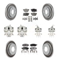 thumbnail image 1 of Transit Auto Front Rear Disc Brake Caliper Coated Rotors and Semi-Metallic Pads Kit (10Pc) for Car 2002 Hyundai Elantra rear brakes To 10 31 01 KCG-100980P, 1 of 11