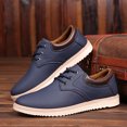 thumbnail image 5 of Men's Business Casual Dress Shoes Comfortable Pu Leather Wedding Lightweight Walking Skate Shoes Fashion Sneakers, 5 of 7