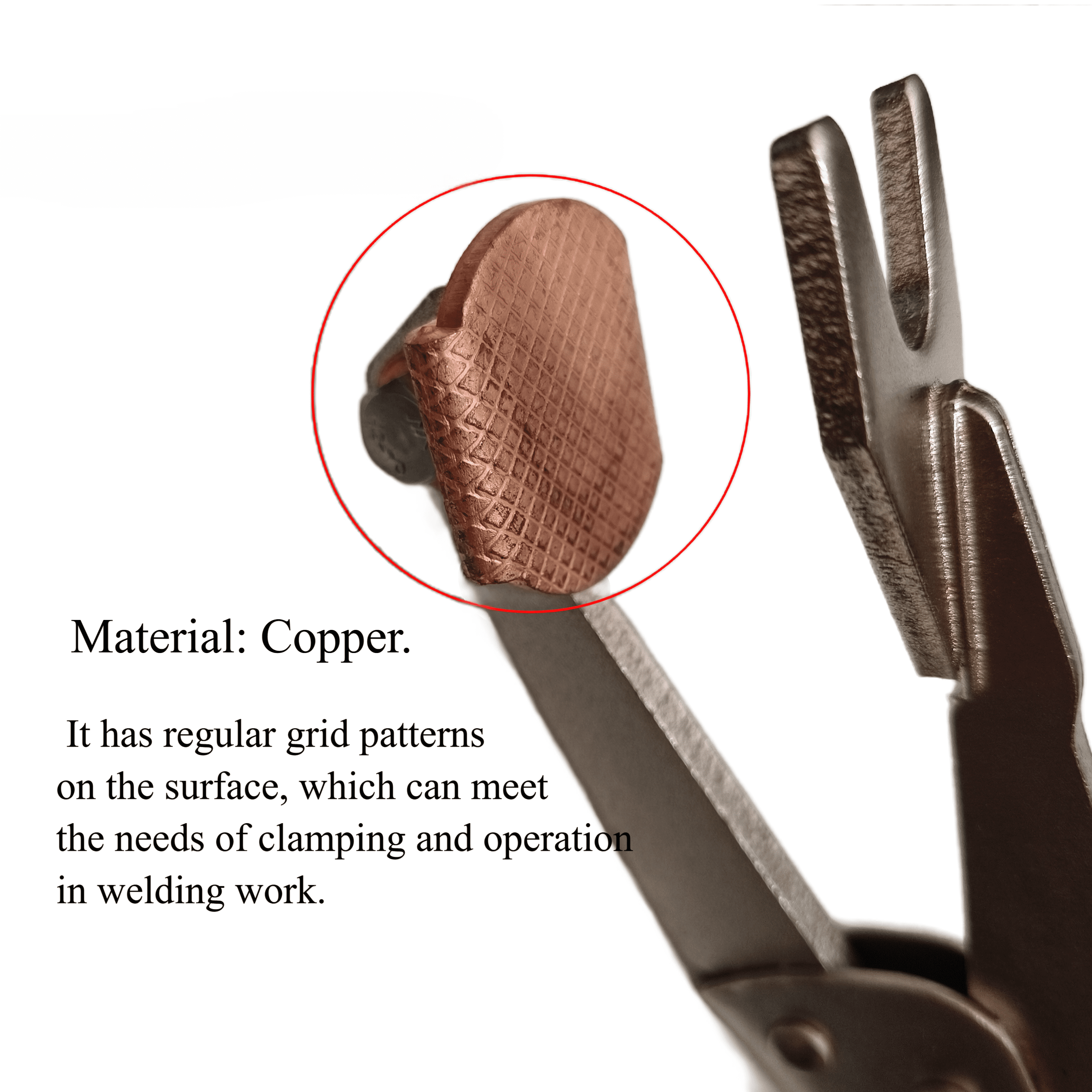 Plug Weld Pliers, Locking Welding Pliers with Copper Pads, Up to 2.7" Opening | Sheet Metal Clamp for Plug Welds, Auto Body & Metal Fabrication