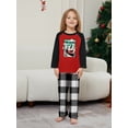 thumbnail image 5 of Pijamas familiares a juego de Navidad 2024, pijamas con estampado de imagen alegre, conjunto a juego para adultos y niños, mono de bebé + ropa para perros, 5 of 5