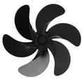 thumbnail image 4 of Reemplazo de la Cuchilla del Ventilador de Chimenea, Cuchilla de Ventilador de Reemplazo de Aleación de Aluminio Ajuste de Velocidad Automática Negra Universal para Mantener, 4 of 7