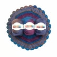 thumbnail image 2 of Clearance! Dyed Rainbow Wool Thread Handmade Diy Crochet Fine Shawl Hat Scarf Woolen Thread DIY Knitting DIY,D, 2 of 2