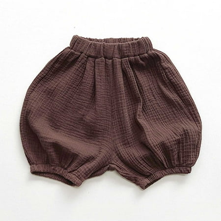 Girls Volleyball Shorts Comfortable Coffee Shorts High Waisted Baby Girl Summer 6-12 Months