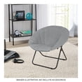 thumbnail image 3 of Silla Plegable Mainstays Gris, 3 of 4