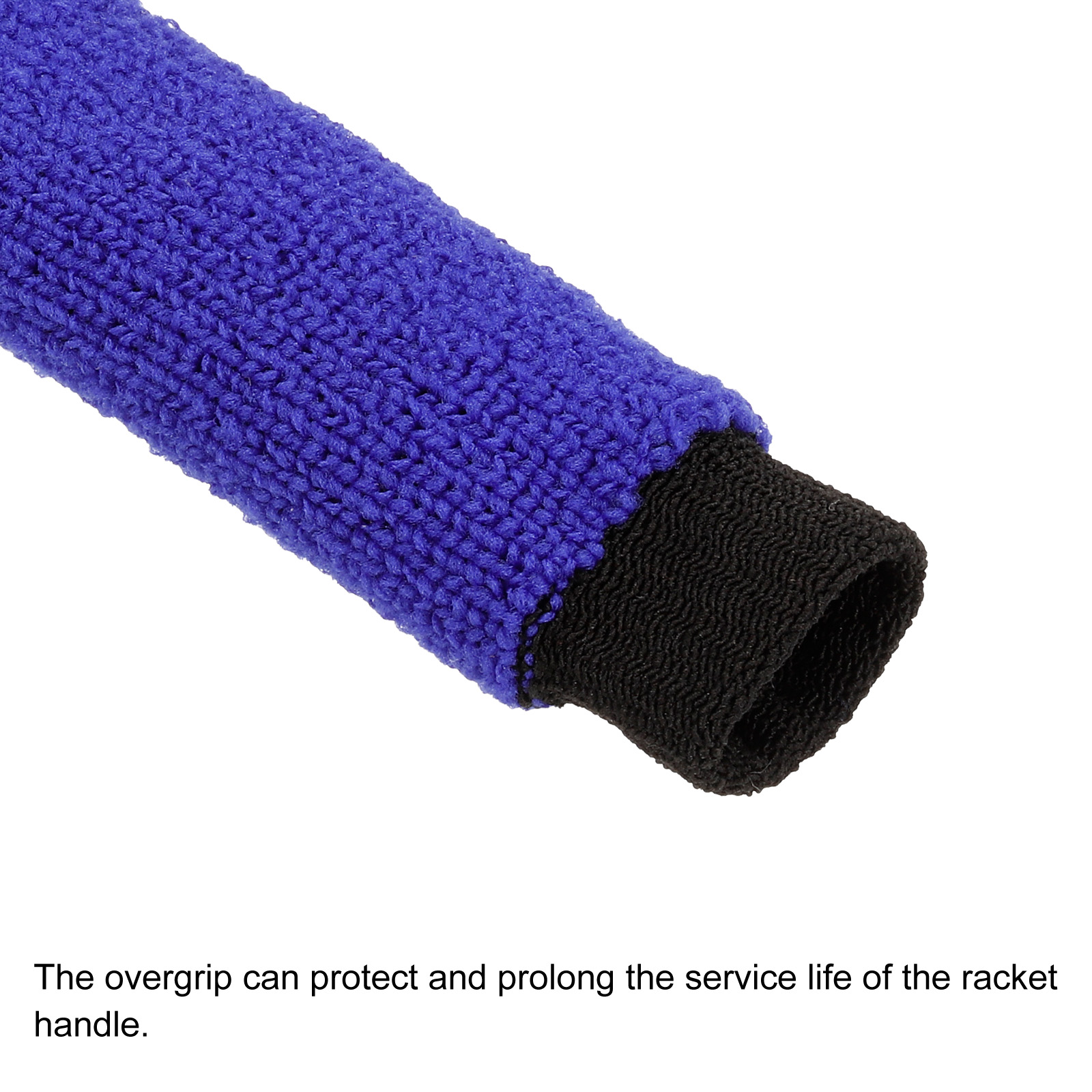 Unique Bargains Cotton Towel Grip Tennis Racket Overgrip Racquet Grip Hand Glue Blue
