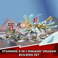 thumbnail image 3 of LEGO NINJAGO Zane’s Ice Dragon Creature 71786 Buildable Ninja Toy for 10 Year Olds, with Dragon Toy and 5 NINJAGO Minifigures Including Zane and Pixal, 3 of 8