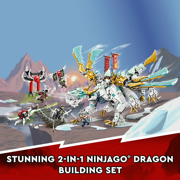 LEGO NINJAGO Zane's Ice Dragon Creature 71786 Buildable Ninja Toy