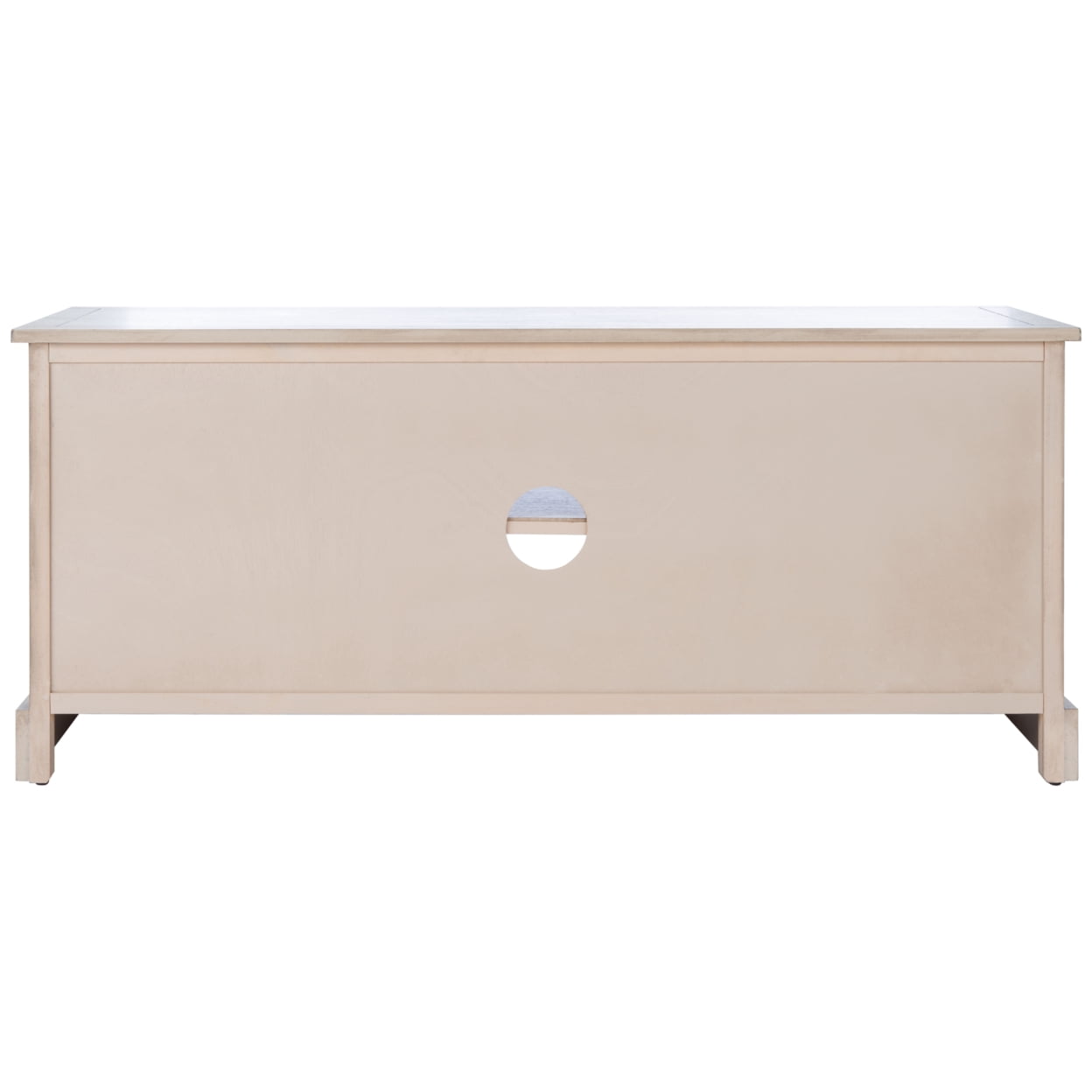 SAFAVIEH Landers Amish 4 Drawer Rectangle Media Stand, Sand (47.3 in. W x 15.8 in. D x 20 in. H)