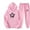 Pink, variant on Women's 2 Piece Tracksuit Outfits Casual Star Shape Graphic Hoodie and Sweatpants Sport Set Cute Comfy Loungewear Sets Long Sleeve Workout Fall Winter Athletic Clothing Sets Matching Sets