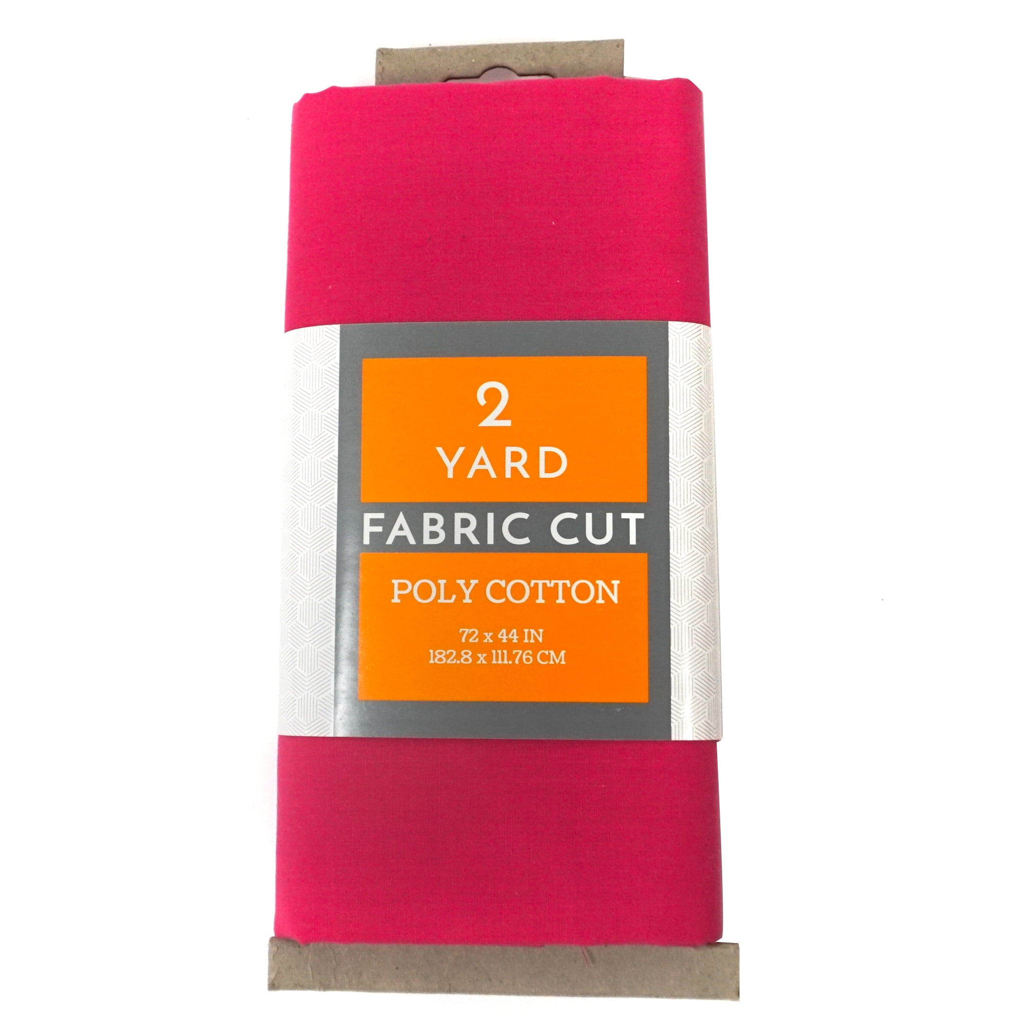 Shason Textile Craft Quilting Poly Cotton 2 Yards Precut Fabric, Magenta