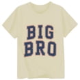 thumbnail image 2 of Krdevn Boys "Big Bro" Graphic Print Short Sleeve T-Shirt Casual Crew Neck Summer Tee for Kids,0-1 Years, 2 of 3