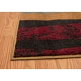 thumbnail image 2 of United Weavers Affinity Area Rug 750-04550 Shadows Brown Boxes Waves 1' 10" x 3' Rectangle, 2 of 4