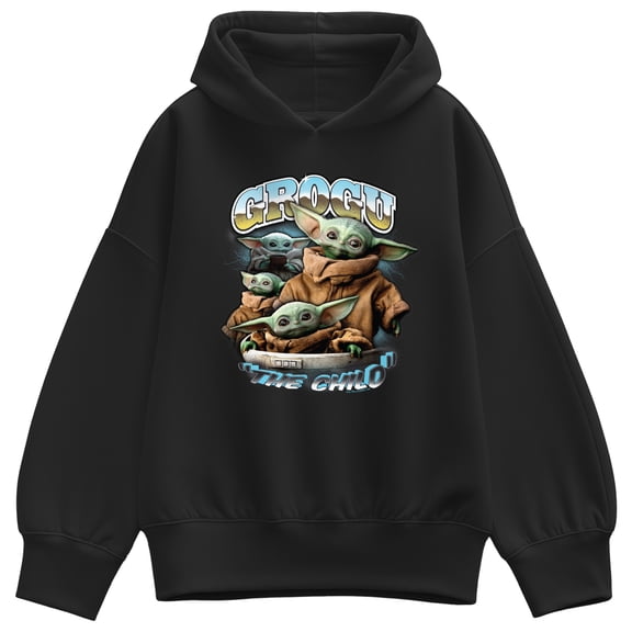 Star Wars - Grogu The Child - Women's Oversized Fleece Hoodie Sweatshirt