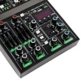 thumbnail image 2 of Wildnix 4-Channel Audio Mixer with Bluetooth, USB Playback, 48V Phantom Power, Wireless Microphone, Equalizer & Independent Control for Live Sound, 2 of 5