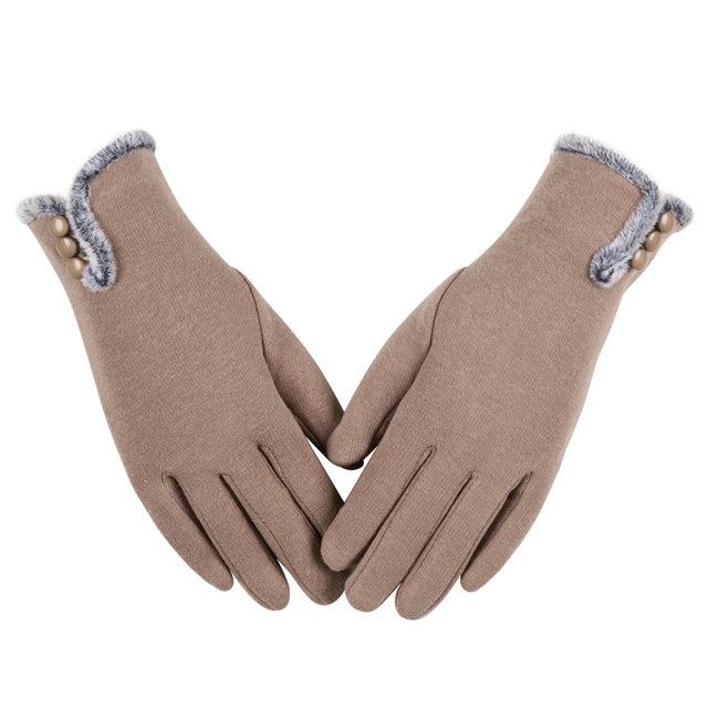 Womens Winter Warm Gloves With Sensitive Touch Screen Texting Fingers Fleece Lined Windproof Gloves