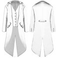 thumbnail image 1 of Men's Steampunk Vintage Tailcoat Jacket Gothic Victorian Frock Coat Uniform-r, 1 of 2