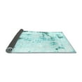 thumbnail image 2 of Ahgly Company Indoor Rectangle Abstract Light Blue Modern Area Rugs, 6' x 9', 2 of 4