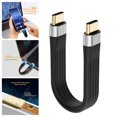 thumbnail image 1 of 13cm Video Cable E-mark Chip 4K Support 3A Fast Charging PVC USB-C 3.1Gen 2 Video Cord for Computer, 1 of 7